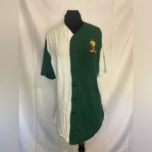 Vintage Sportswear Tweety Bird Baseball Shirt College Ware One Size 100% Cotton